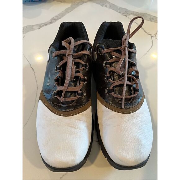 Nike Men’s Leather Saddle Oxford Golf Shoes Sz 10.5 - Picture 2 of 9